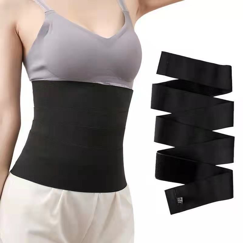 Women Waist Trimmer Belt Shapewear Weight Loss Waist Trainer Sport Workout Slimming Body Shaper Black big image 7