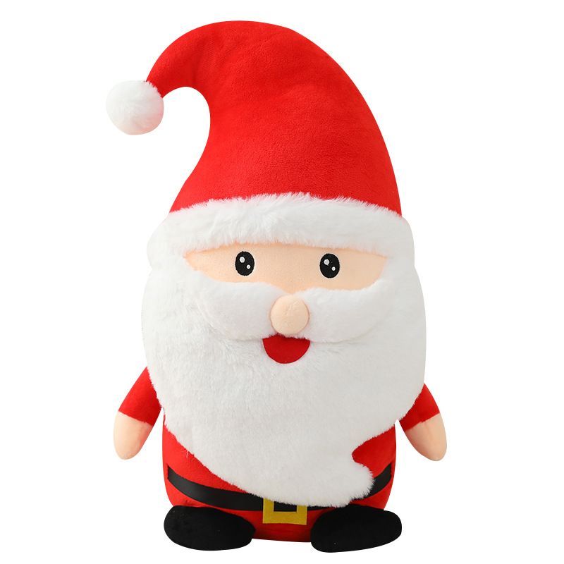 Christmas Santa Claus Doll Elk Doll Plush Toy Christmas Decoration Christmas Present Red