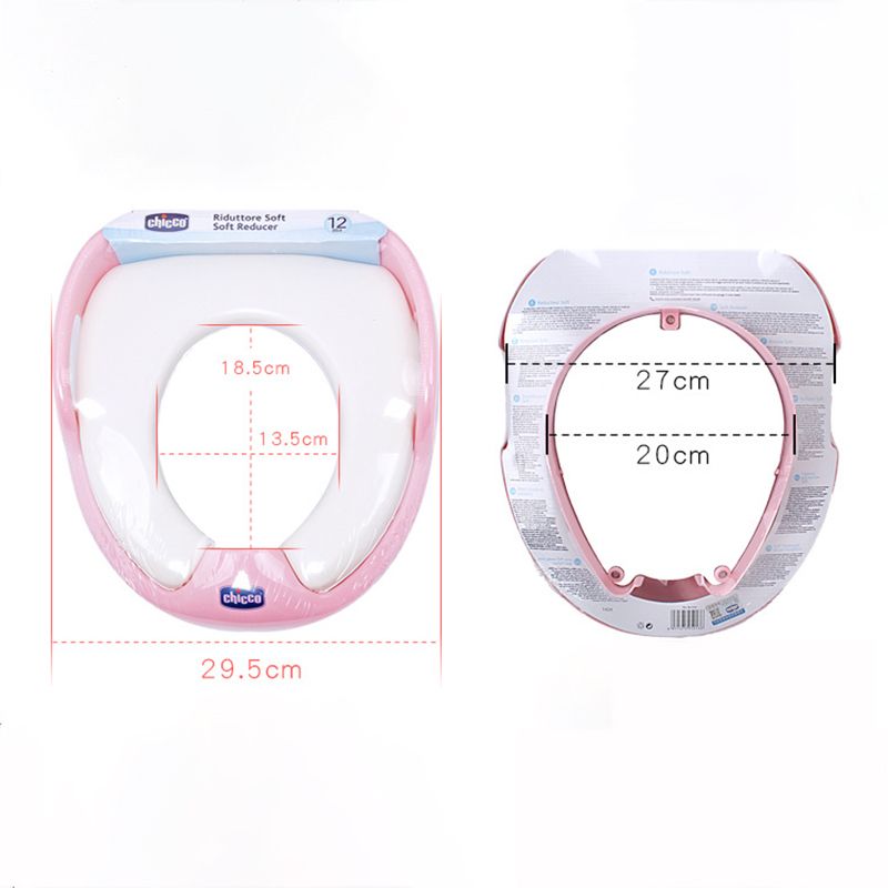 Potty Training Seat with Handles Fits O/V/U Toilets for Boys and Girls Light Blue big image 8