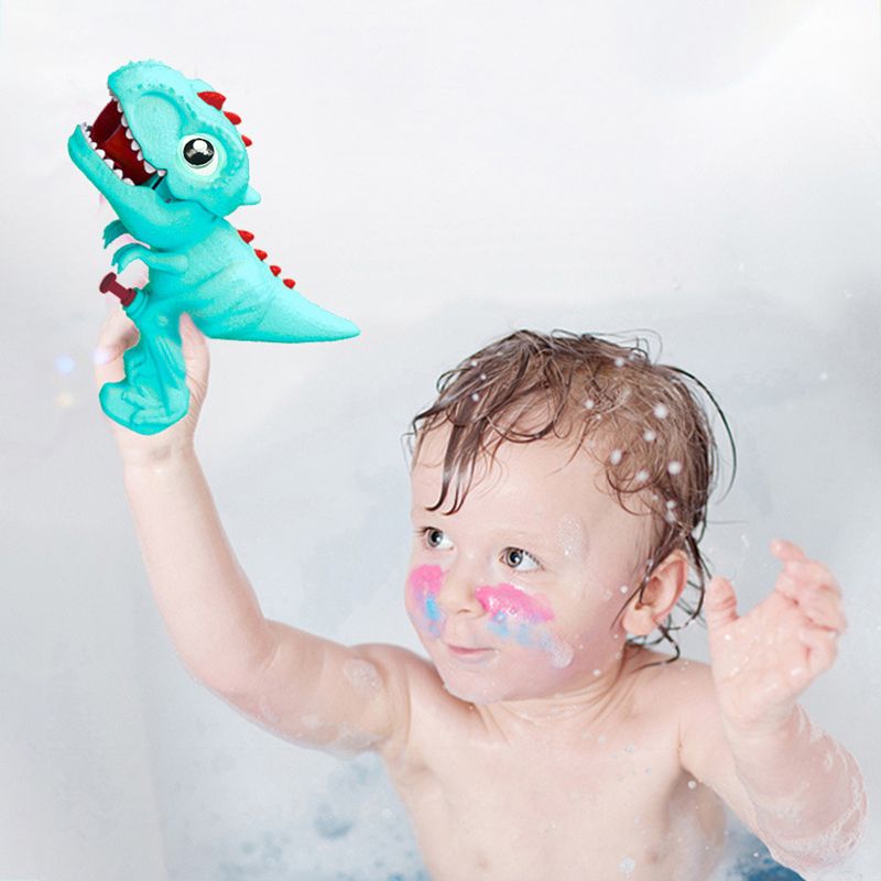 Dinosaur Water Squirt Guns Kids Water Pistols Summer Toy Water Blaster Soaker Outdoor Games Swimming Pool Beach Party Favor Toys Turquoise big image 5