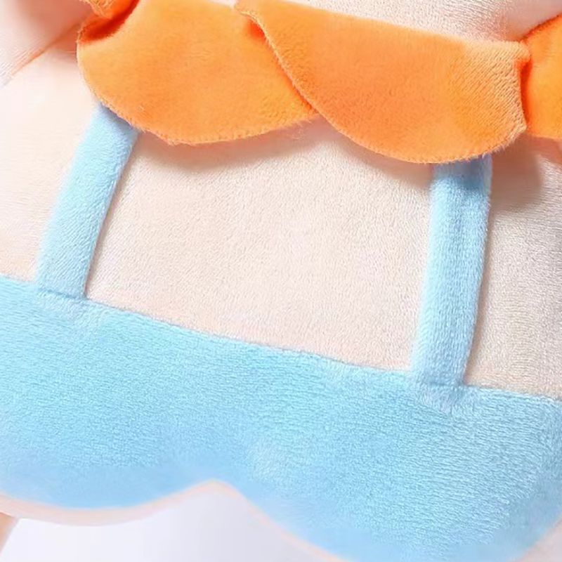 Baby Head Protection Pad Highly Elastic Breathable Toddler Head Safety Pad Cushion Anti-fall Head Protection Pad Orange big image 7
