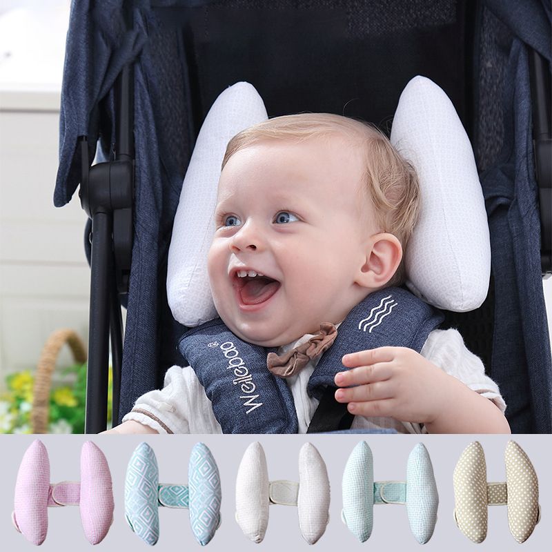 Adjustable Baby Head Neck Support Safety Pillow Cushion for Car Seat Stroller Color-B big image 4