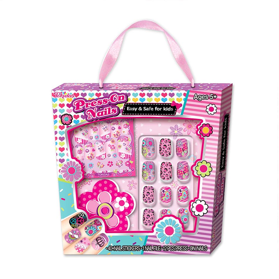 12Pcs Nail Art Stickers Set for Girls Nail Art Decoration(Random Style) Multi-color big image 3