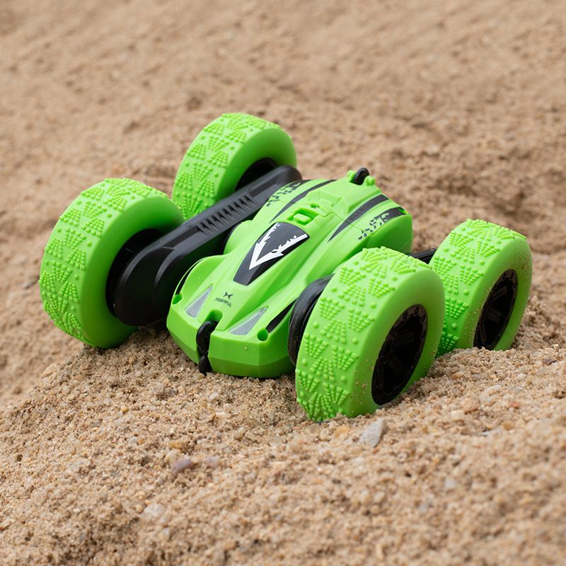 Remote Control Car 4WD 2.4Ghz Double Sided 360° Rotating 180° Tumbling with Headlights Kids Stunt Car Toy Color-A big image 5