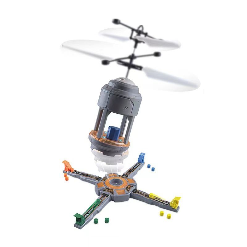 Mini Drone Flying Toy for Kids Beginners Parent-child Interactive Toys Gift for Boys Girls Color-A big image 2