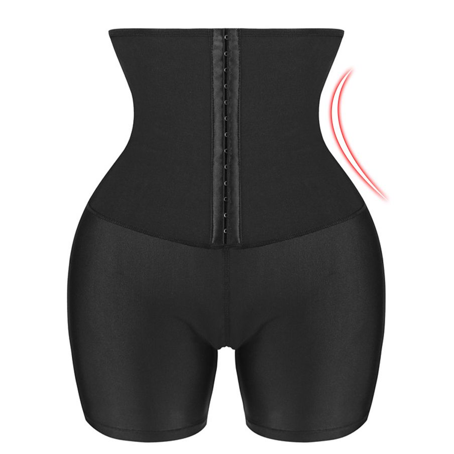 Sauna Sweat Pants for Women High Waist Tummy Control Butt Lifter Slimming Shorts Workout Exercise Body Shaper Thighs Black big image 2