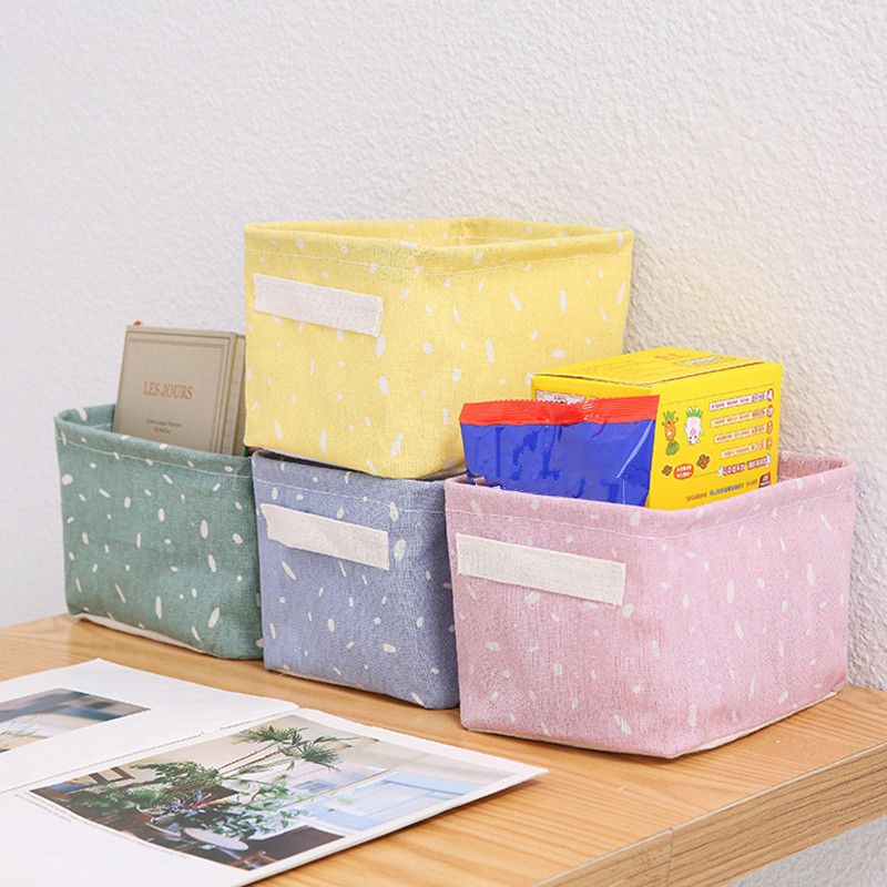 Storage Basket For Toy Washing Basket Sundries Home Closet Organizer Container Box Laundry Basket Pink big image 3