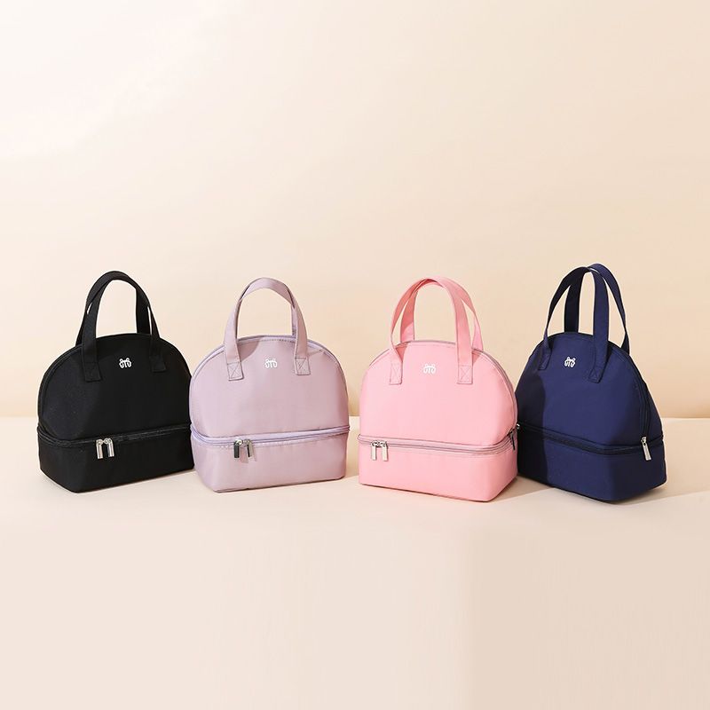 Insulated Baby Bottle Bag Handbag Breastmilk Cooler Bag for Work Picnic Camping Outdoor Pink big image 2