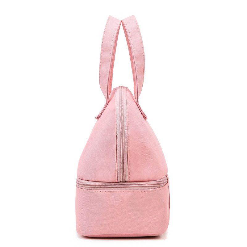 Insulated Baby Bottle Bag Handbag Breastmilk Cooler Bag for Work Picnic Camping Outdoor Pink big image 3