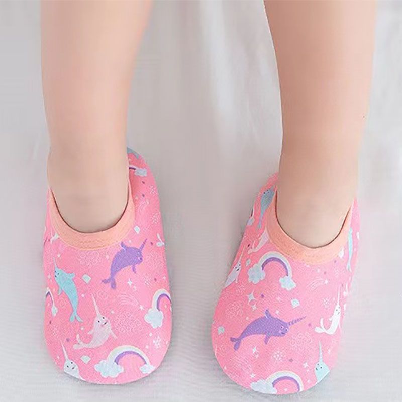 Baby / Toddler Cartoon Animal Dinosaur Print Ankle Socks Light Pink big image 2