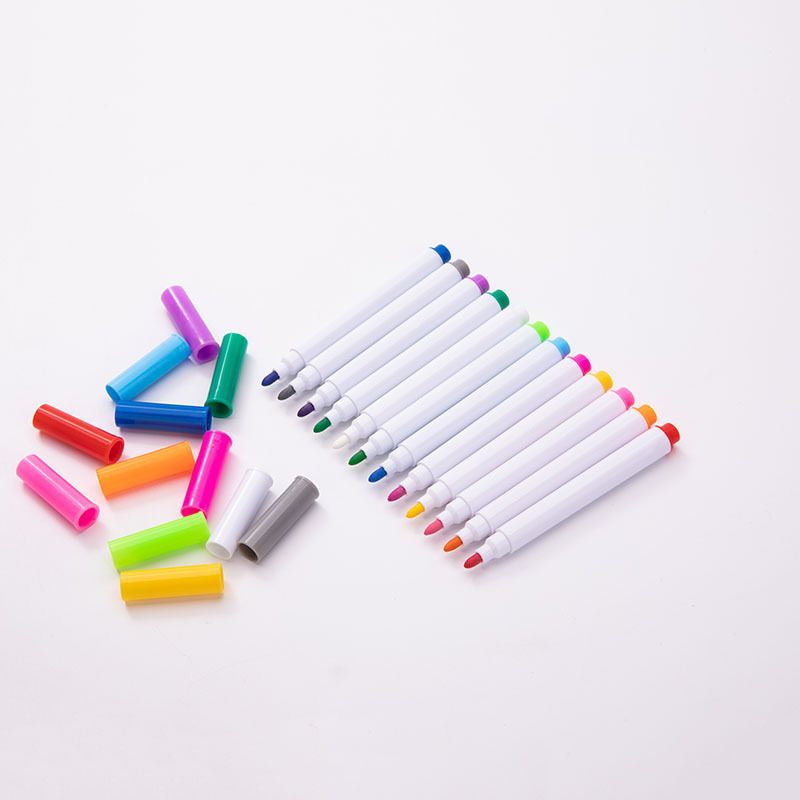 12 Colors Liquid Chalk Non-dust Erasable Chalk Markers Color Pen for Black Board Whiteboard Glass Tiles Multi-color big image 3