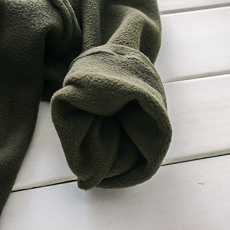 طفل رضيع مزدوجة الصدر طية صدر السترة طوق معطف بلون العمري الأخضر big image 6