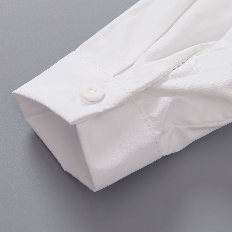 قطعتان من بدلة فتى جنتلمان للأطفال ، قميص منقوش من قطعتين وسروال طقم حفلات أبيض big image 7