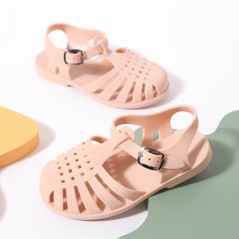 Toddler / Kid Buckle Gladiator Sandals Pink
