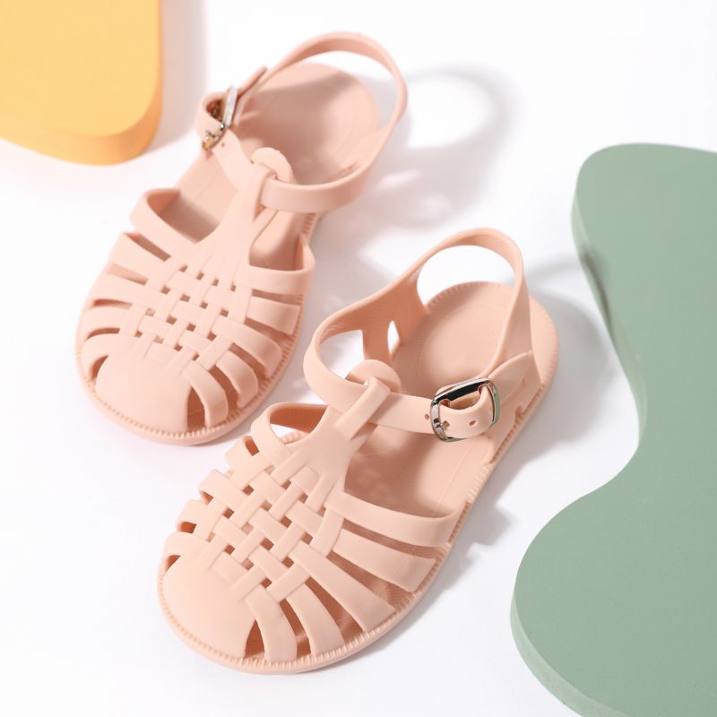 Toddler / Kid Buckle Gladiator Sandals Pink big image 1