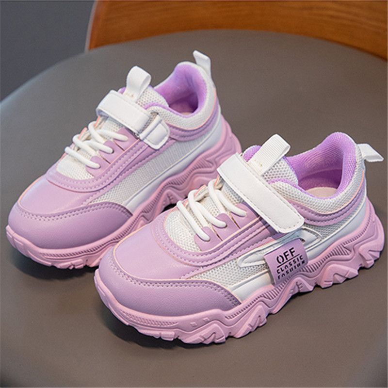 Toddler / Kid Mesh Panel Casual Shoes Light Purple