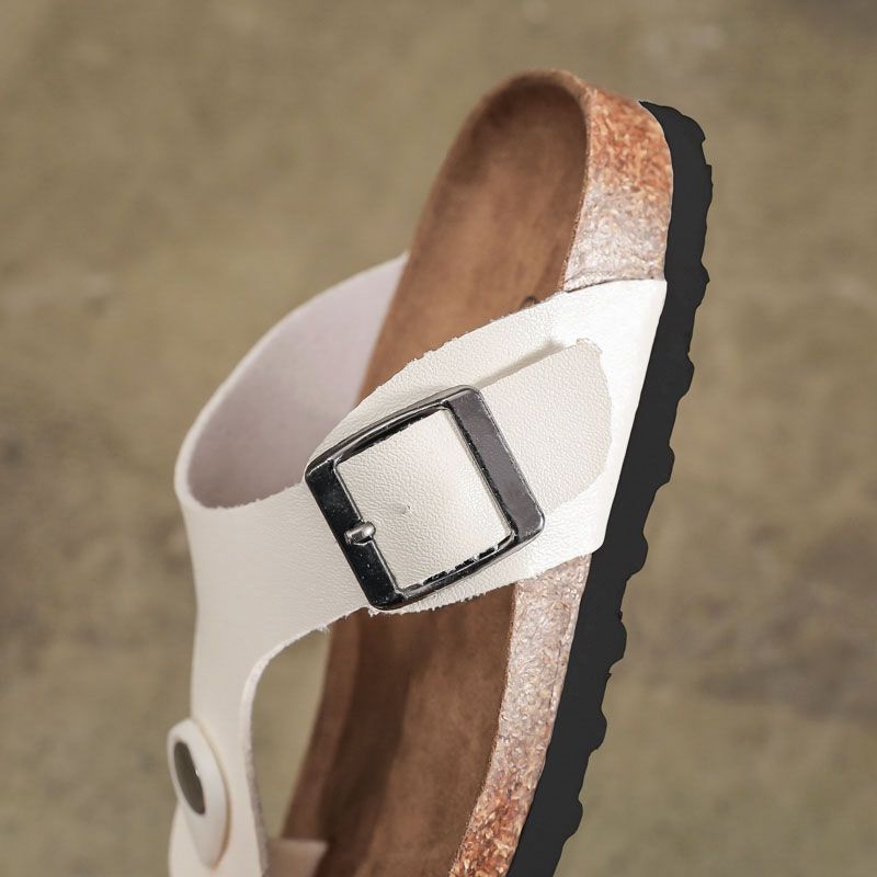 Family Matching Thong Slingback Footbed Sandal Creamy White big image 6