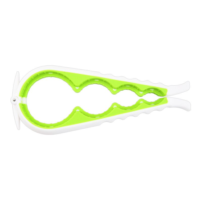 4 In 1 Lid Jar Opener Multifunction Non-slip Lids Opener Comfortable Gripper Kitchen Gadgets White big image 1