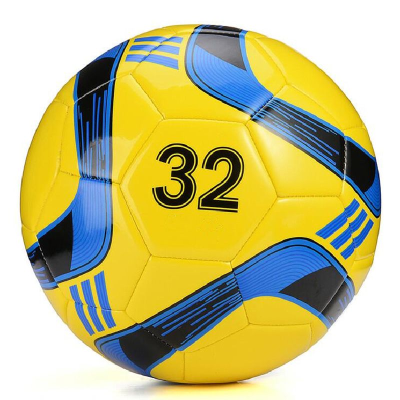Soccer Ball Size 3 to Size 5 Youth & Adult Soccer Ball with Pump and Mesh Bag Outdoors Sports Playing Toys Yellow big image 2
