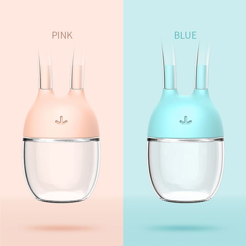 Baby Nasal Aspirator Convenient Safe Newborn Nasal Suction Device Nose Cleaner PC Cup Kids Healthy Care Products Light Blue big image 2