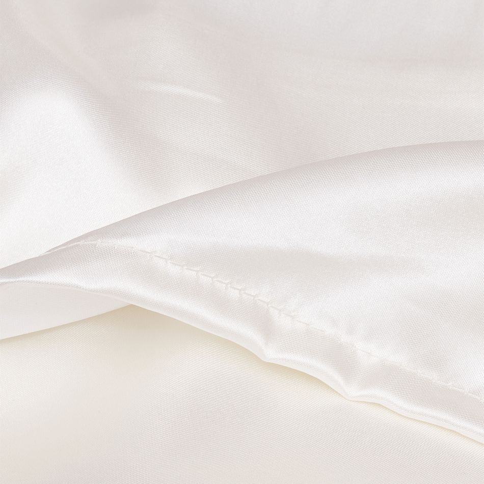 Satin-Kissenbezug Kunstseiden-Satin-Kissenbezug mit Umschlagverschluss Beige big image 6