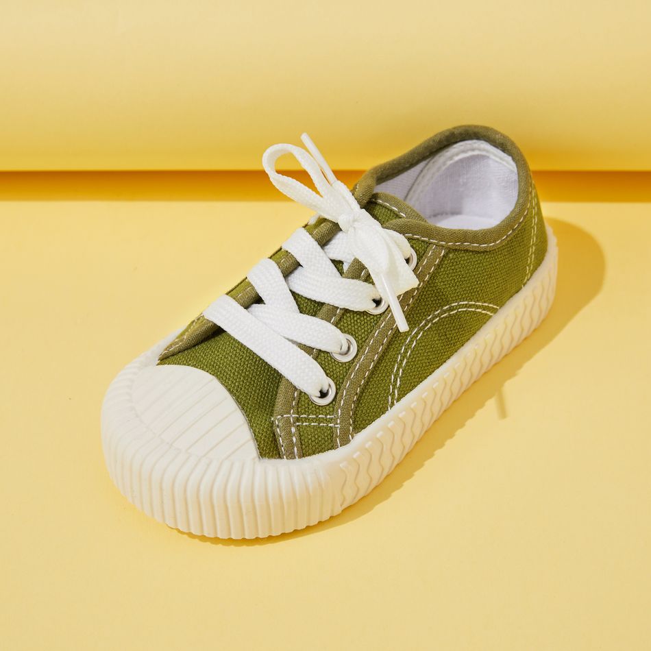 Toddler / Kid Classic Canvas Shoes Dark Green big image 2