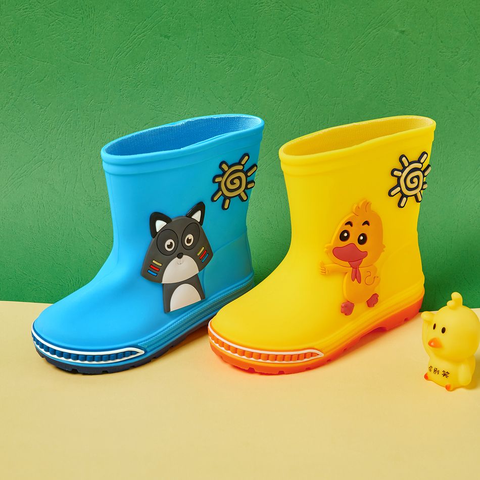 botas de chuva desenhos animados do miúdo Amarelo big image 7