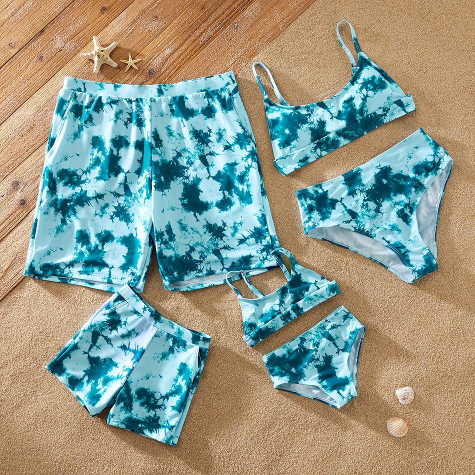 Tie dye Series Family Matching Swimsuits Multi-color