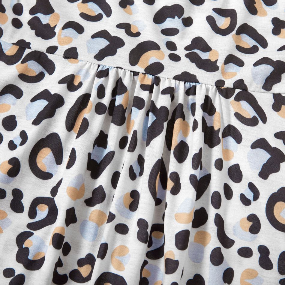 Sexy Leopard Cami Khaki Pajamas Khaki big image 3