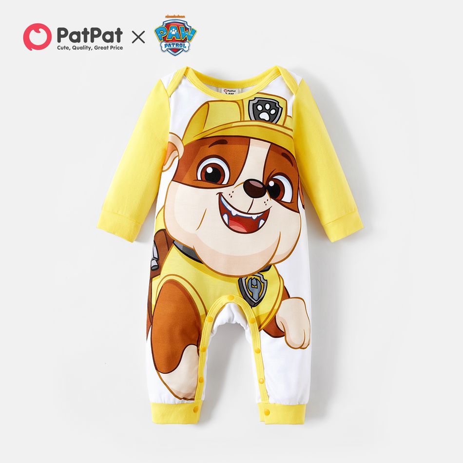 PAW Patrol Little Boy/Girl Big Graphic Jumpsuit/One Piece Yellow