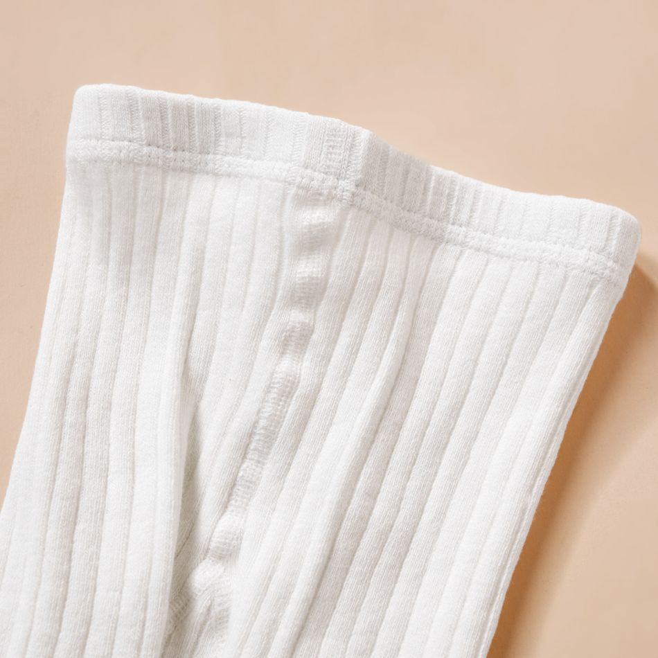 meias de laço sólido para bebé / criança / criança (várias cores) Branco big image 5