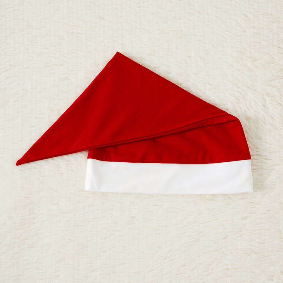 Family Matching Christmas Santa Print Long-sleeve Pajamas Sets(Flame Resistant) Red/White big image 18