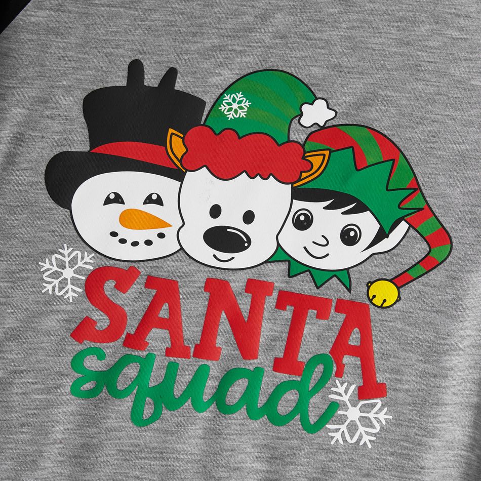 Natal Look de família Manga comprida Conjuntos de roupa para a família Pijamas (Flame Resistant) Verde big image 5