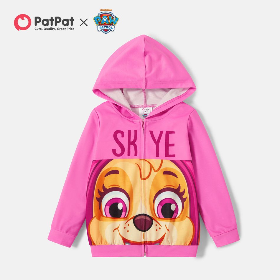 PAW Patrol Toddler Boy/Girl Graphic Hooded Zip-up Sweatshirt Pink