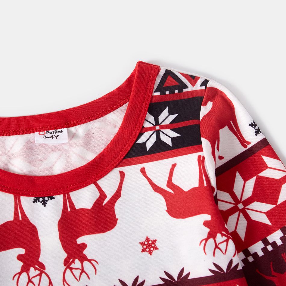 Natal Look de família Manga comprida Conjuntos de roupa para a família Pijamas (Flame Resistant) Multicolorido big image 7