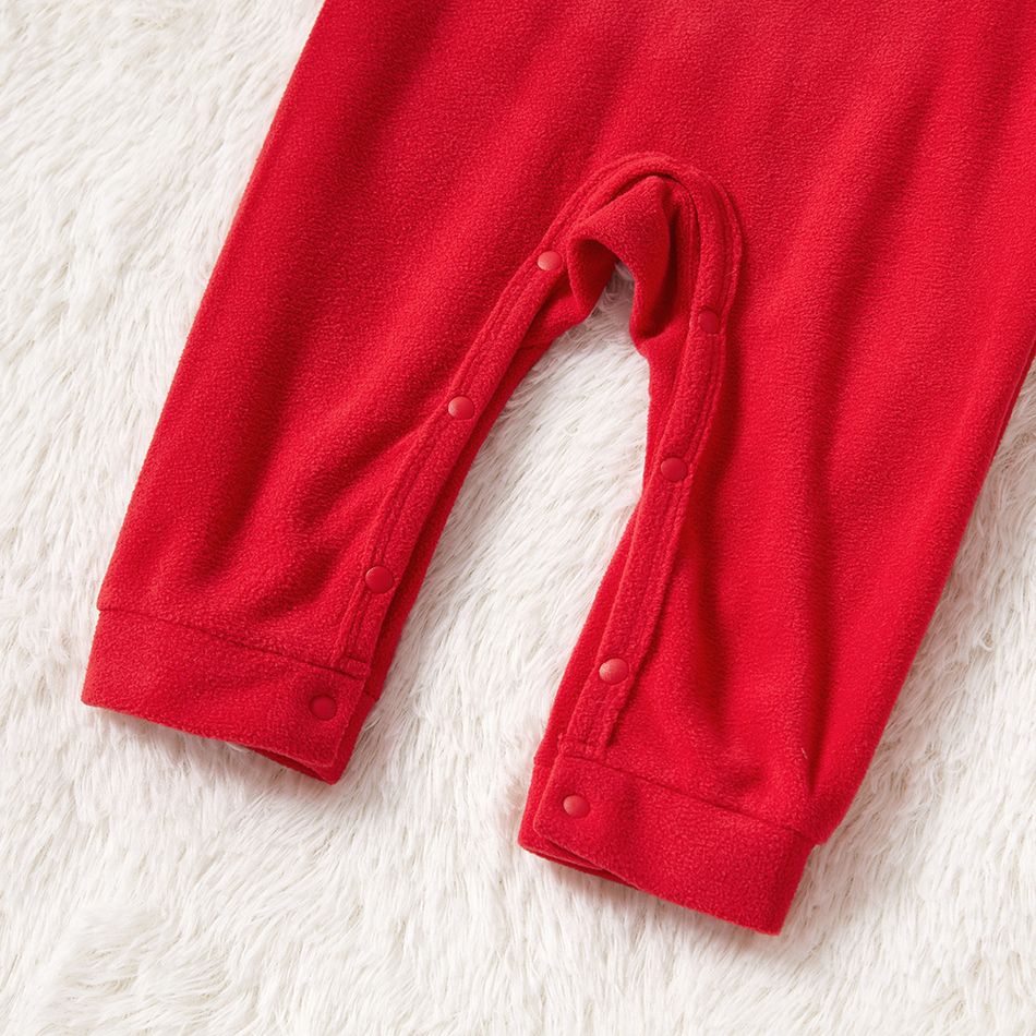 Natal Look de família Manga comprida Conjuntos de roupa para a família Pijamas (Flame Resistant) Vermelho big image 17