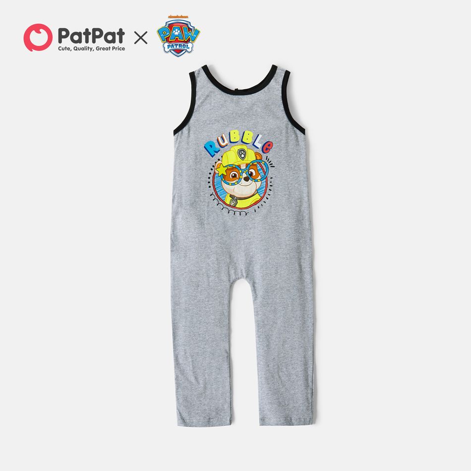 PAW Patrol Toddler Boy Rubble Graphic Cotton Overalls Grey