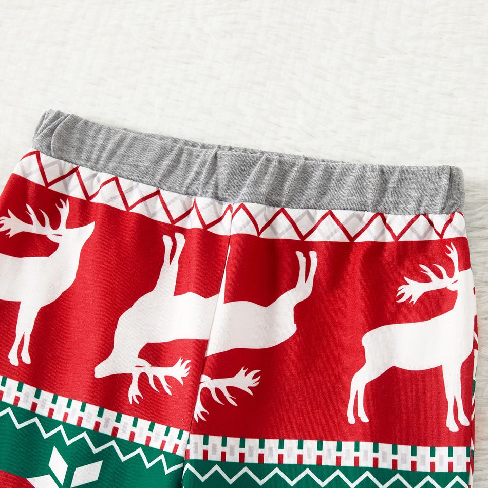 Family Matching Christmas Theme All Over Print Long-sleeve Pajamas Sets (Flame Resistant) Multi-color big image 6