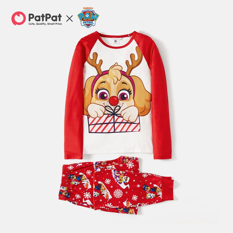 PAW Patrol Big Graphic Christmas Family Matching Pajamas Sets(Flame Resistant) Multi-color big image 3