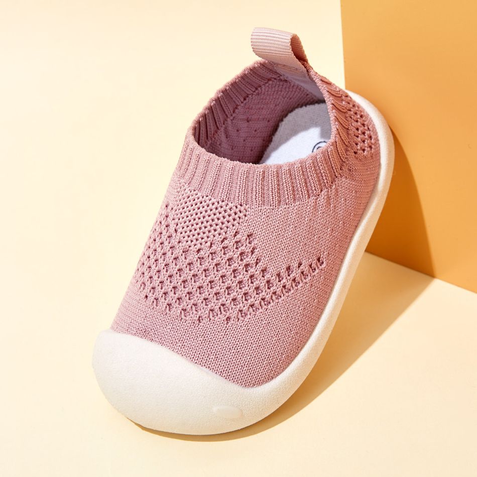 Baby / Toddler Solid Cotton Shoes Light Pink big image 2
