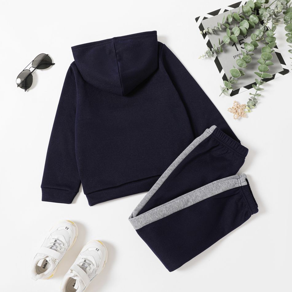 2 pièces Enfants Ensemble Garçon Tailleur-pantalon à manches longues bleu royal big image 5