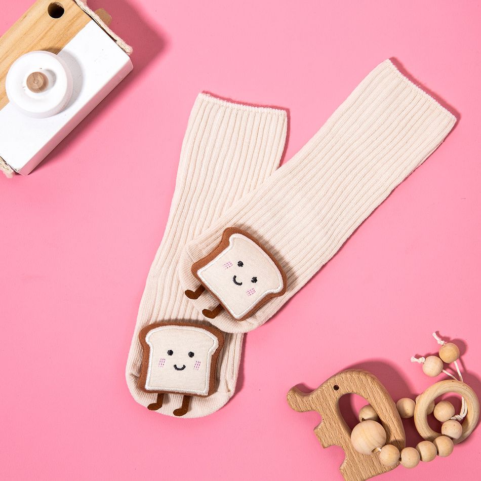 Baby / Toddler Three-dimensional Cartoon Socks Non-slip Floor Socks Dispensing Beige big image 12
