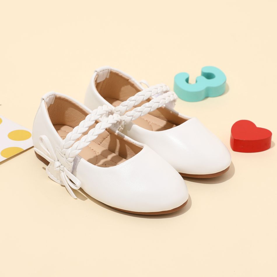 Toddler / Kid Minimalist White Velcro Shoes White