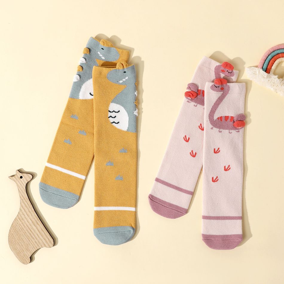 Baby / Toddler Cartoon Animal Print Stocking Light Pink big image 5