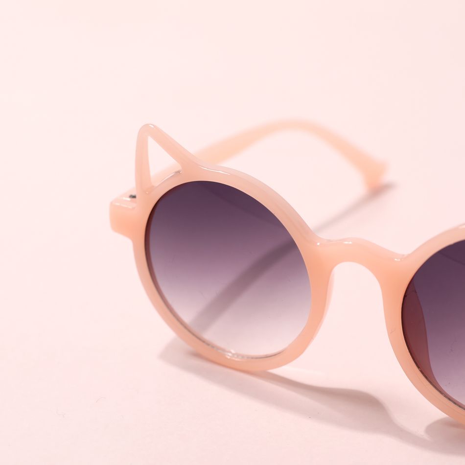 Kids Cartoon Cat Ears Decorative Glasses (Random Glasses Case Color) Pink big image 5
