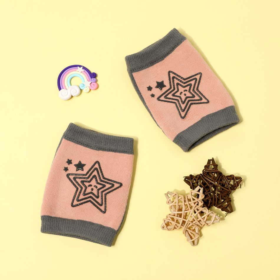 Baby-/Kleinkind-Knieschoner mit Sternenprint rosa