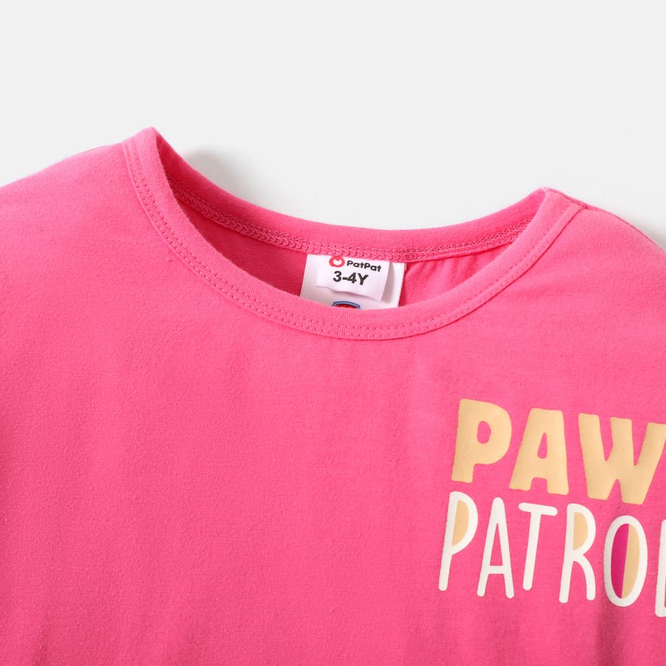 PAW Patrol Toddler Boy/Girl  Cotton Colorblock Pullover Sweatshirt Dark Pink big image 6