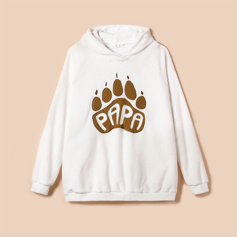 Look de família Manga comprida Conjuntos de roupa para a família Tops Branco big image 2