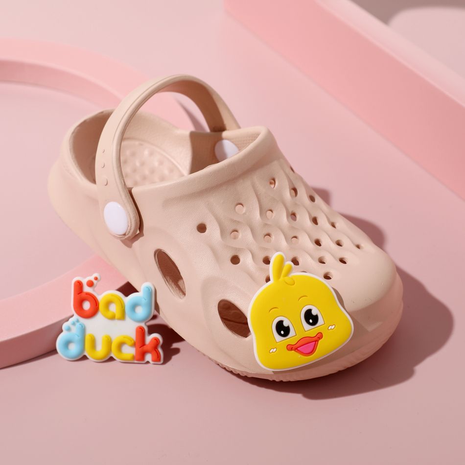 Toddler / Kid Cute Cartoon Decor Beach Shoes Hole Shoes Beige big image 1