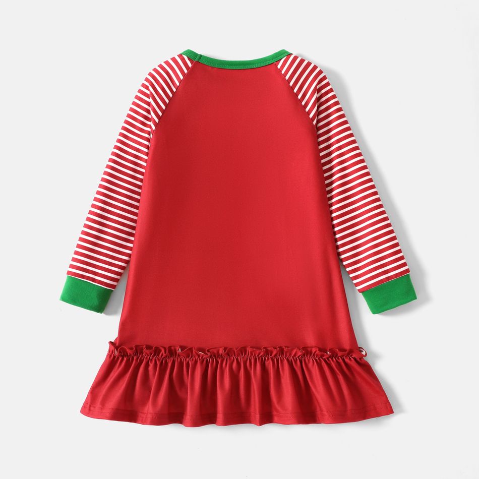 Harry Potter Toddler Girl Harry Stripe and Ruffled Red Dress Red big image 6